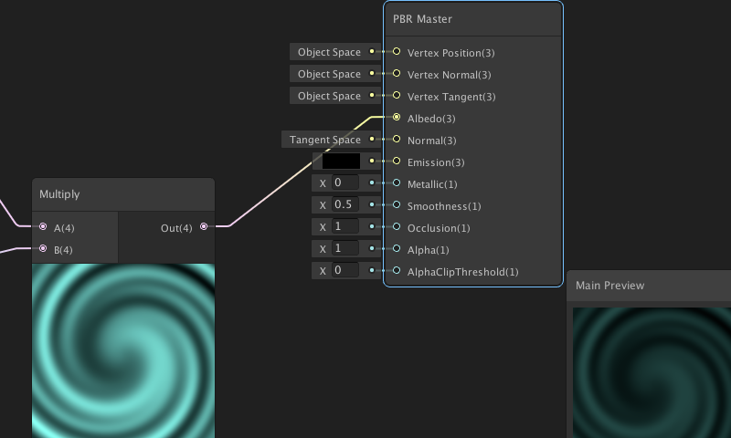 Unity中ShaderGraph怎么实现旋涡传送门效果