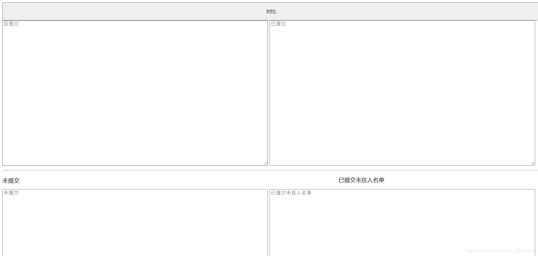 如何利用JavaScript差集实现一个对比小工具