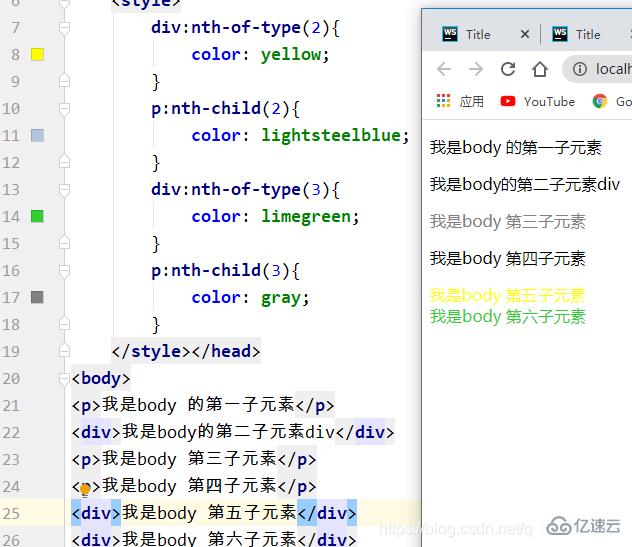 css有哪些结构化伪类选择器