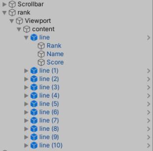 unity如何实现动态排行榜