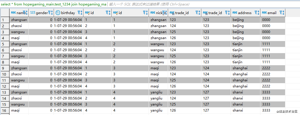 Mysql中where与on的区别是什么