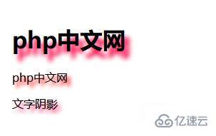 如何使用css3给文字添加阴影效果