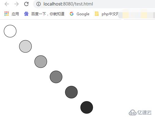 怎么用JavaScript绘制一个渐变圆圈对角线