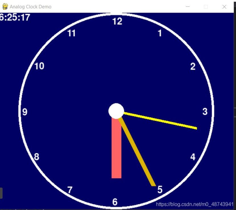 怎么在Python下使用Pygame實(shí)現(xiàn)時(shí)鐘效果