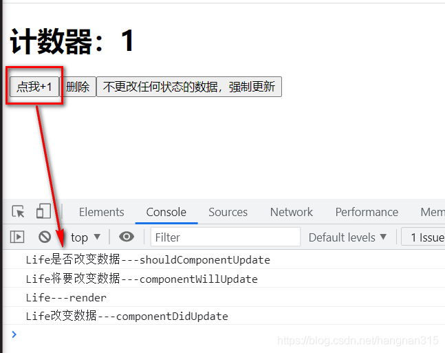 React中生命周期的示例分析