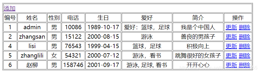 JavaWeb实现学生信息管理系统之三