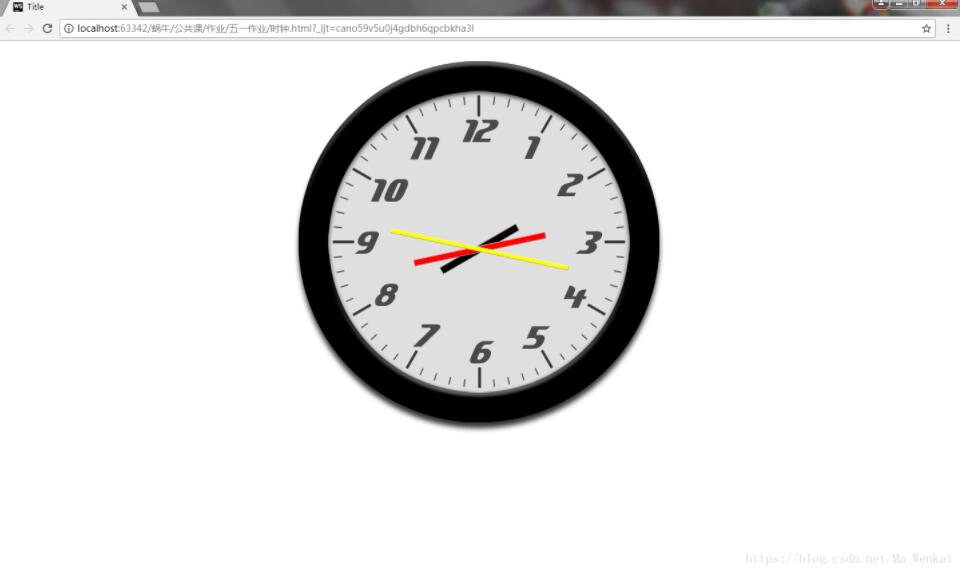 JavaScript怎么实现简单网页时钟