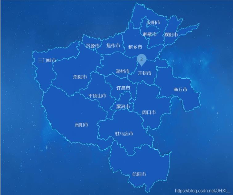 echars中3D地图为区域自定义颜色的示例分析