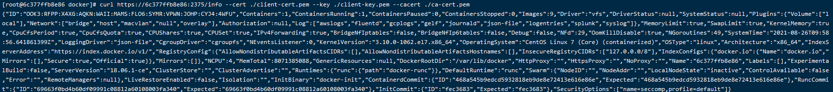 Docker如何开启TLS和CA认证
