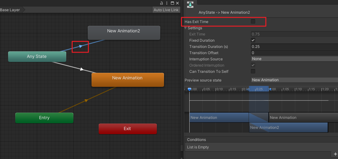 Unity的Animator組件的用法