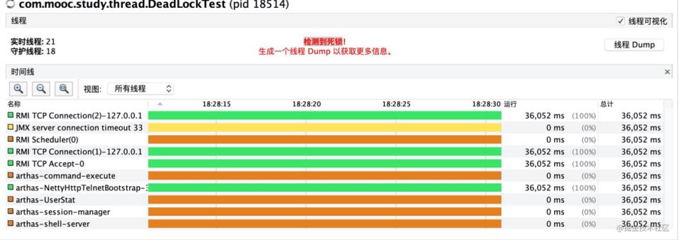 java如何定位死锁