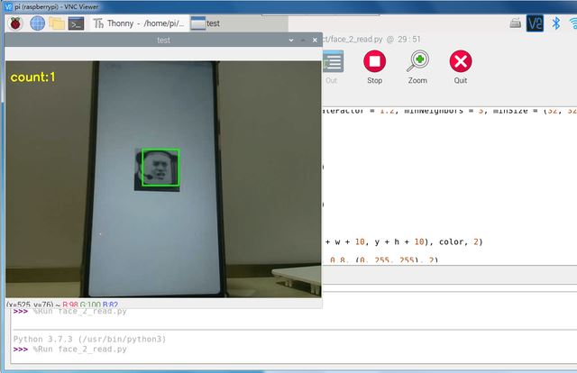 Python如何利用樹(shù)莓派opencv人臉識(shí)別自動(dòng)控制電腦顯示桌面