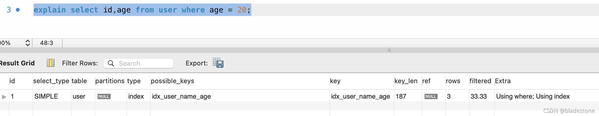 MySQL中回表和索引覆盖的示例分析