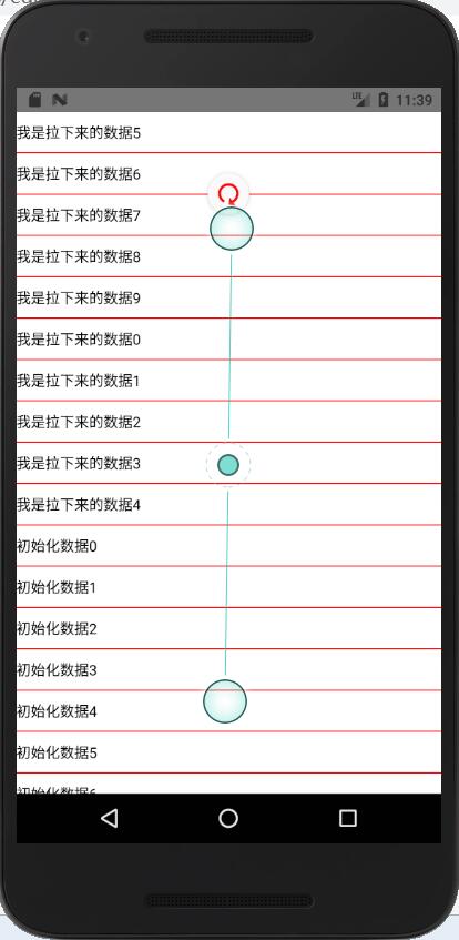 react native之ScrollView下拉刷新效果的示例分析