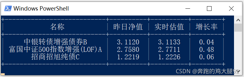 如何利用python实时刷新基金估值