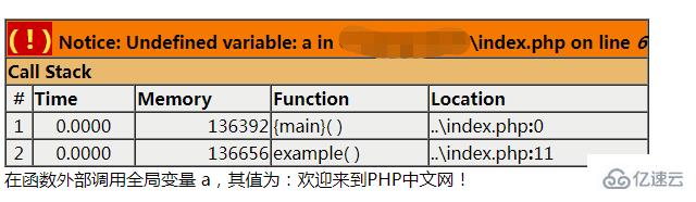 php中全局變量和局部變量有哪些區(qū)別