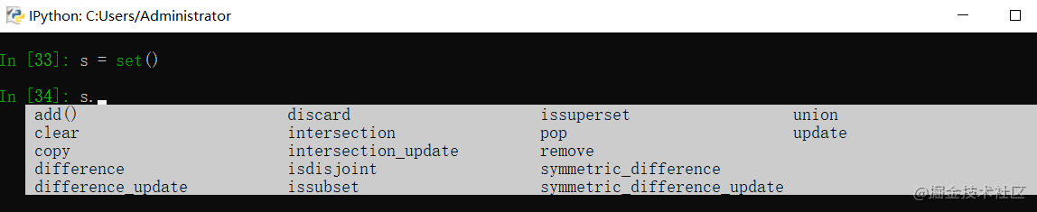 如何理解Python中的set