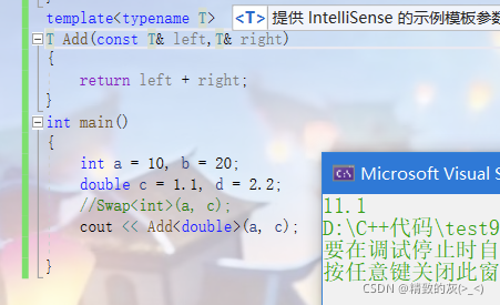 C++中模板和STL的示例分析