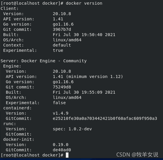 如何使用CentOS 8.4离线安装Docker包