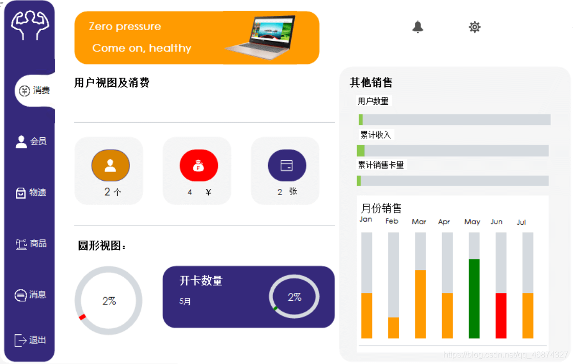 如何使用C#设计Winform零压健身房管理系统