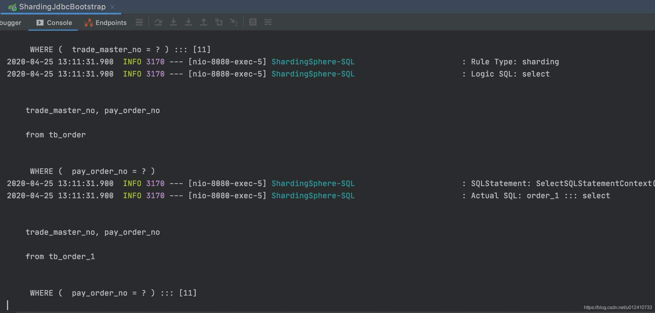 SpringBoot集成Sharding Jdbc使用复合分片的操作方法