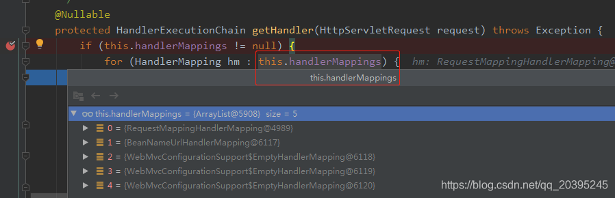 SpringMVC中的handlerMappings对象怎么用