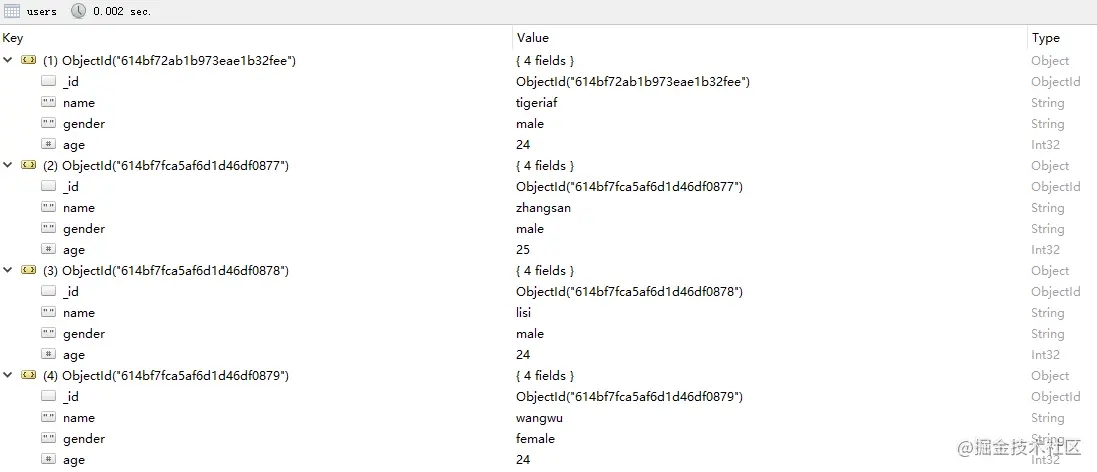 Python操作MongoDB的示例分析