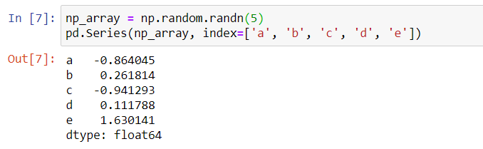 Pandas數(shù)據(jù)結(jié)構(gòu)的介紹及如何創(chuàng)建Series，DataFrame對象