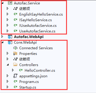 如何使用ASP.NET的Core注入框架