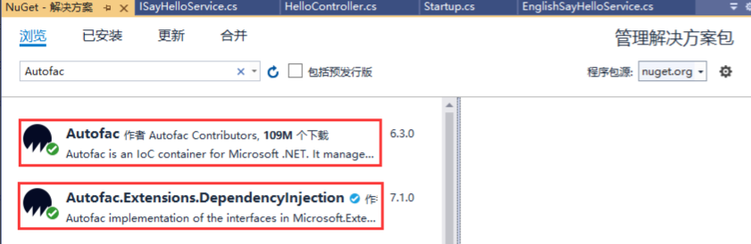 如何使用ASP.NET的Core注入框架