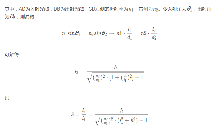 python光学仿真如何实现光线追迹折射与反射