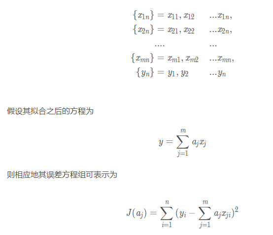 Python数据拟合实现最小二乘法的示例分析