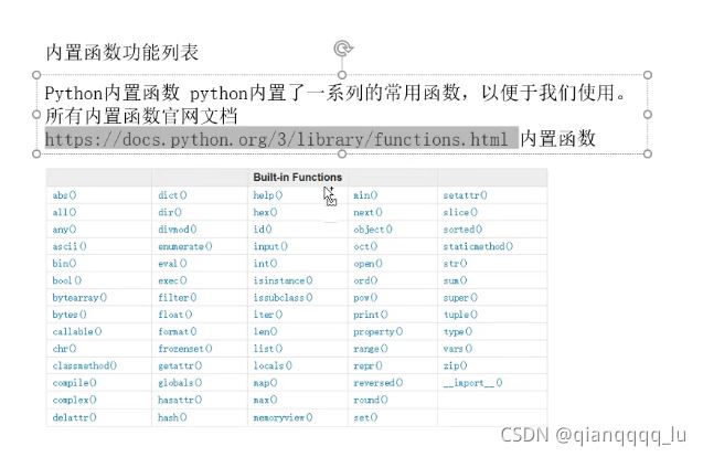 python中内置函数怎么用