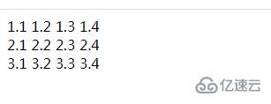 JavaScript如何輸出4行3列的二維數(shù)組