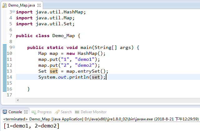 Java中Map集合的常用方法是怎么樣的