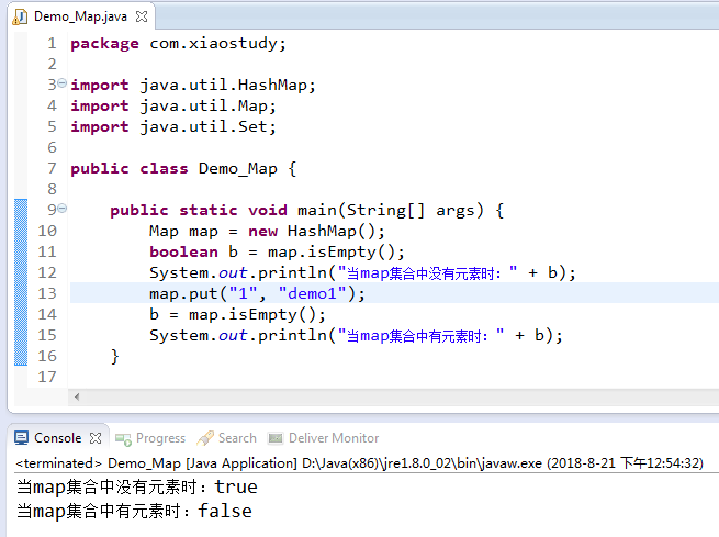 Java中Map集合的常用方法是怎么樣的