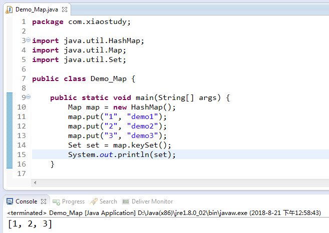 Java中Map集合的常用方法是怎么樣的