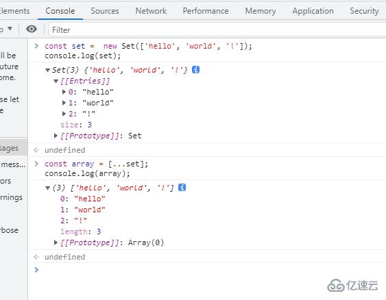 javascript如何将set转为数组