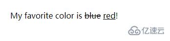 html删除线标签是什么