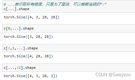 Pytorch中Tensor基本操作的示例分析