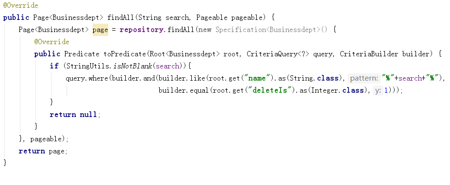 JPA Specification常用查询有哪些