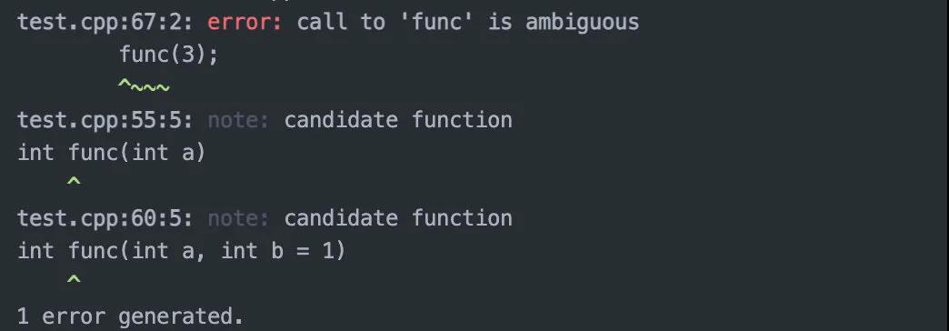 C++函数的默认参数有哪些