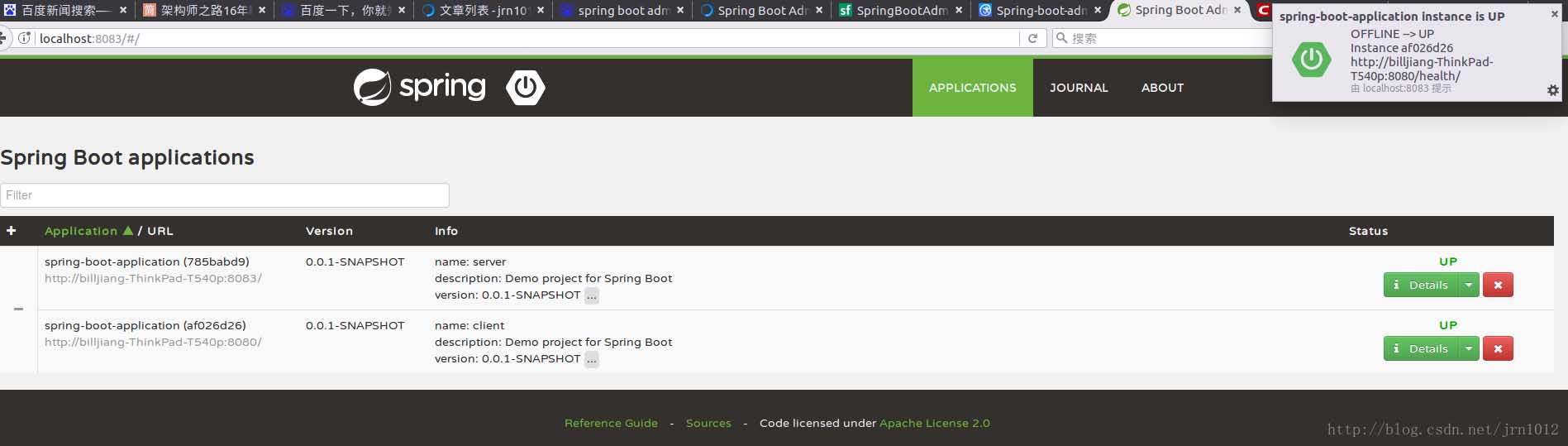 SpringBoot Admin怎么用