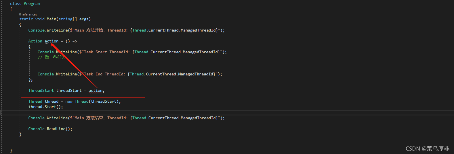 C#異步多線程中Thread的示例分析