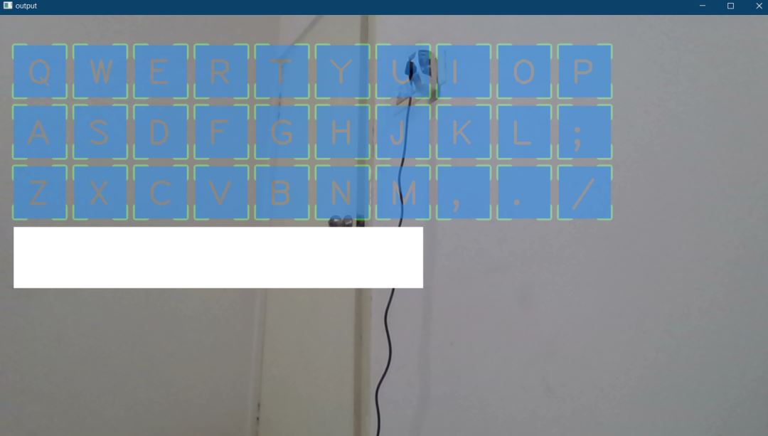如何使用OpenCV開發(fā)虛擬鍵盤