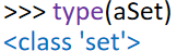 python的集合类型举例分析