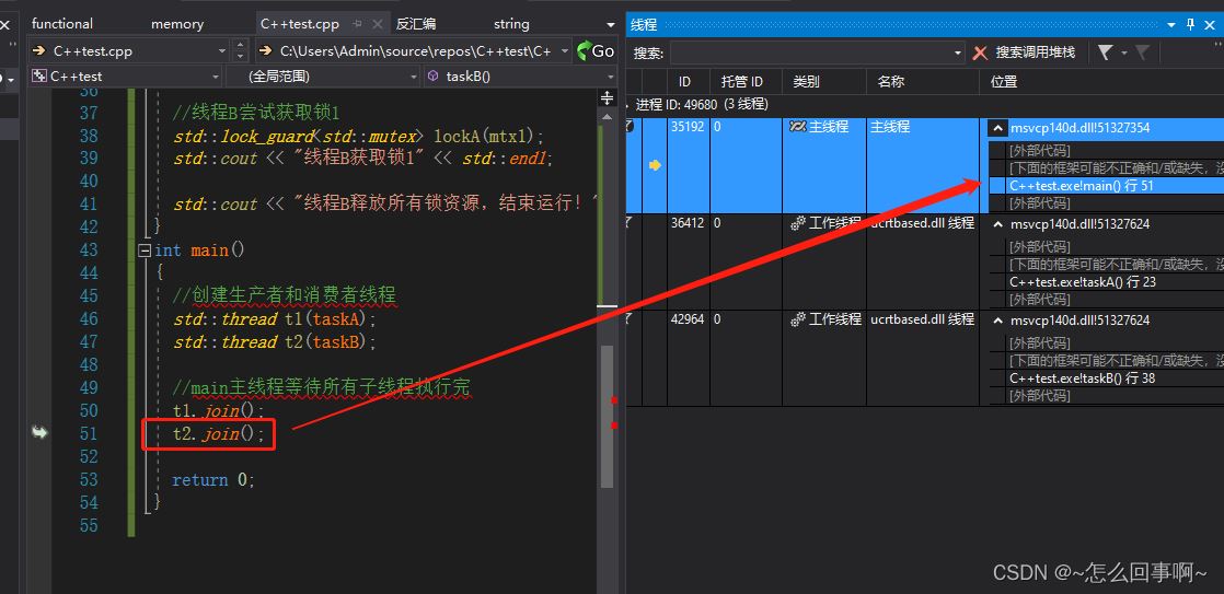 C语言编程中的thread多线程是怎样的