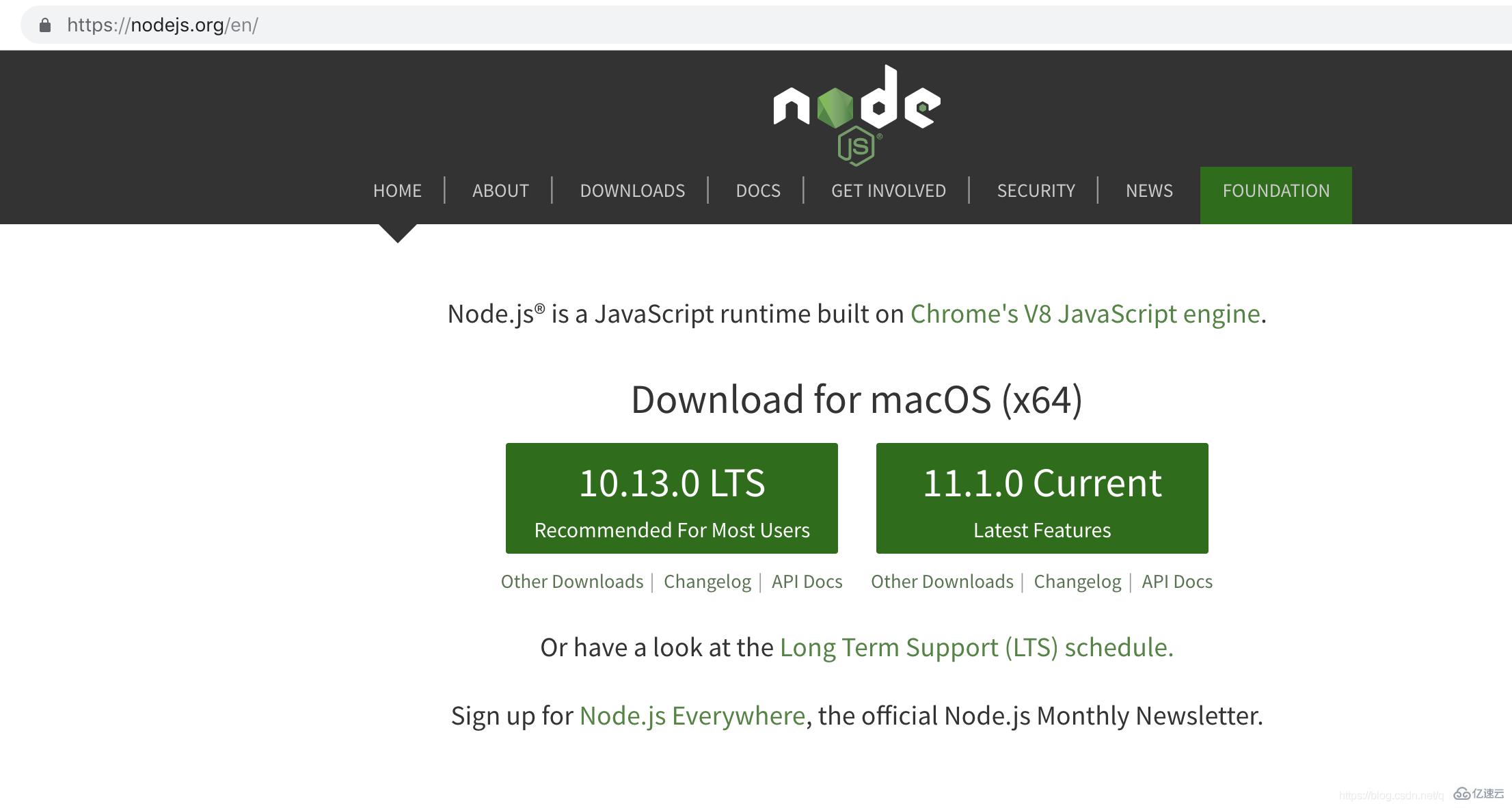 ​mac如何安装node.js