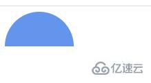 css如何让一个圆隐藏一半