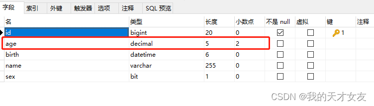 JPA如何设置默认字段及其长度